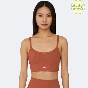 SET Active LUXFORM Song Bra - Terracotta - Size Medium. Brand new. NWOT.